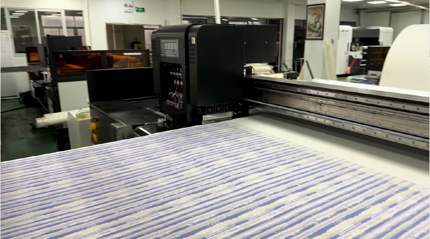 針織物數碼印花打印完畢后圖案變形怎么辦?