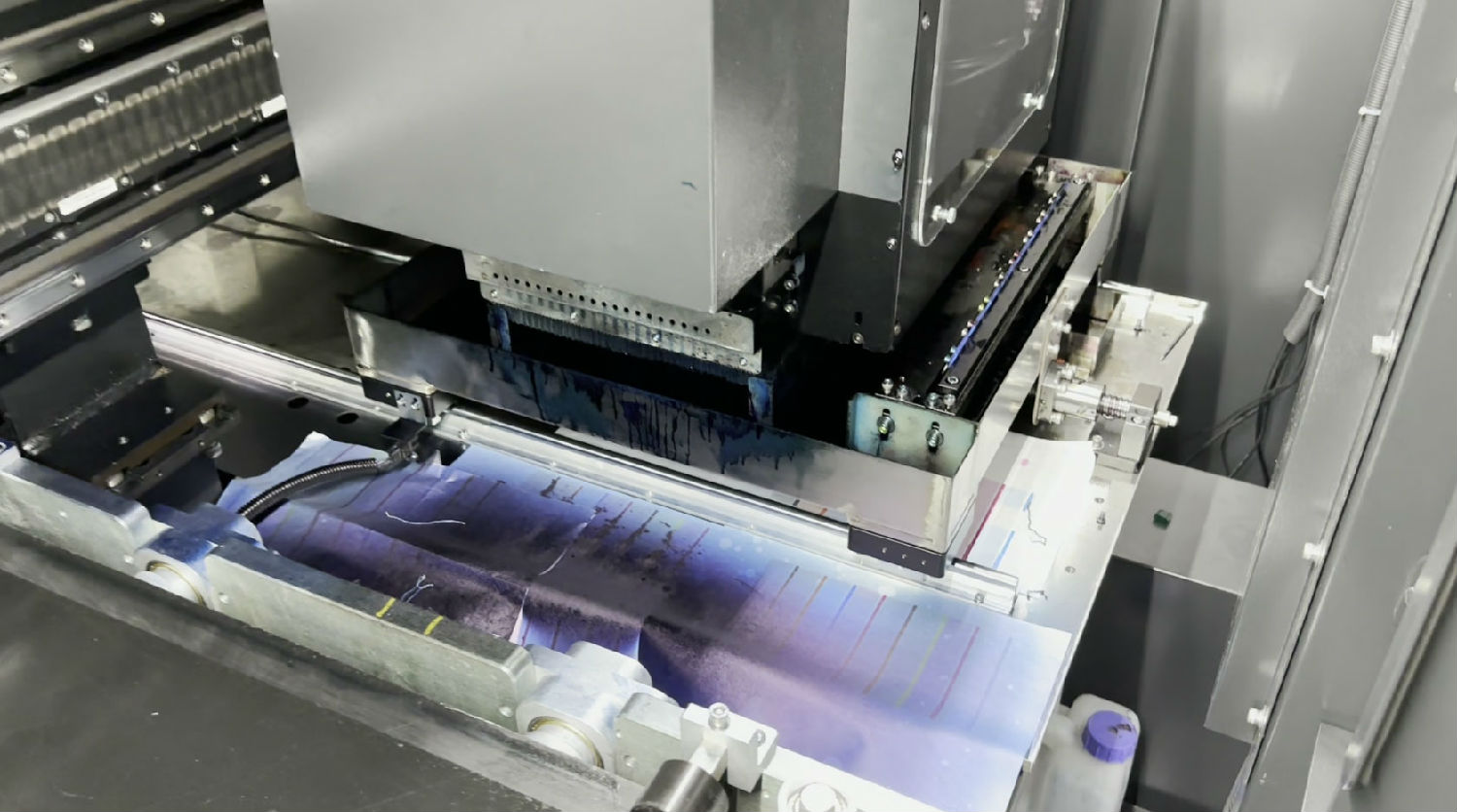 直噴數(shù)碼印花機(jī)如何抽取廢墨?