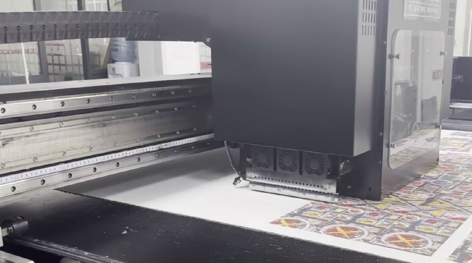 數碼印花機在打印初期出現斷墨現象的原因