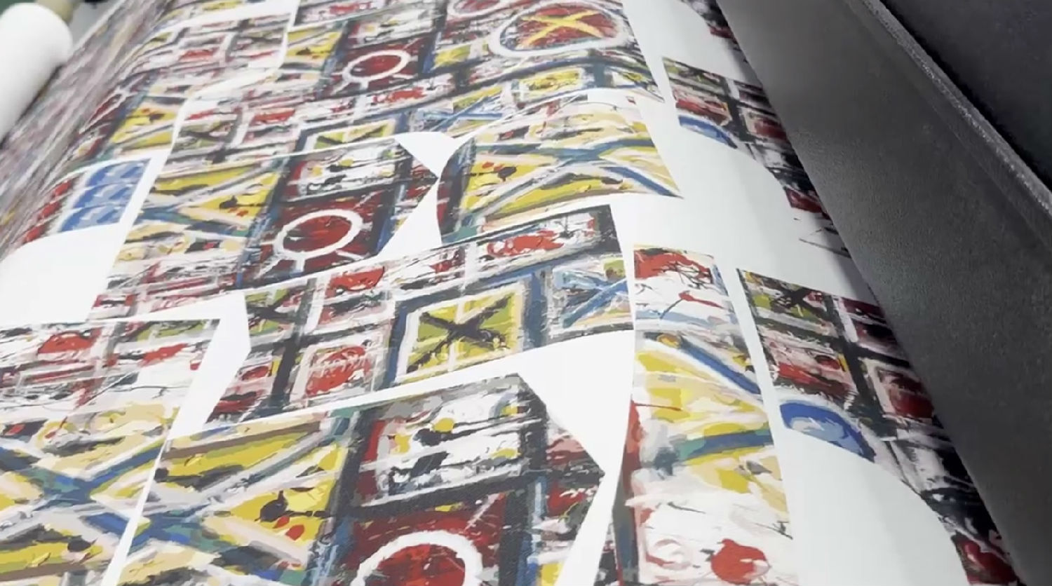 如何調整數碼印花機的張力設置避免長度變短?